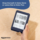 Kobo Clara 2E Digital Text Reader eReader 6" Display 16 GB Flash Wireless LAN Bluetooth USB Type C Deep Ocean N506-KU-OB-K-EP - SuperOffice