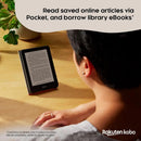 Kobo Clara 2E Digital Text Reader eReader 6" Display 16 GB Flash Wireless LAN Bluetooth USB Type C Deep Ocean N506-KU-OB-K-EP - SuperOffice