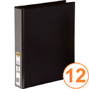 Marbig Clear View Insert Ring Binder 4D 38mm A4 Black Box 12 5414002B (Box 12) - SuperOffice