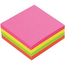 Marbig Cube Notes 320 Sheets 75 X 75Mm Assorted Brilliant 1810799 - SuperOffice