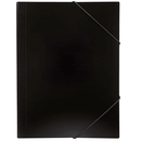 Marbig Document File Wallet Folder Elastic Strap A4 Black 12 Pack 2095102 (12 Pack) - SuperOffice