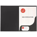 Marbig Presentation Folder A4 Leathergrain Black Pack 10 1102002 - SuperOffice