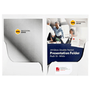 Marbig Presentation Folder Double Pocket A4 Gloss White Pack 10 1104108 - SuperOffice
