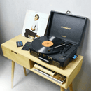mbeat Uptown Retro Bluetooth Turntable & Cassette Player SPMB-MB-TR166BLK - SuperOffice