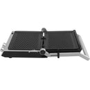 Nero Deluxe Sandwich Press Toaster Contact Grill 4 Slice Grooves with Timer 748041 - SuperOffice