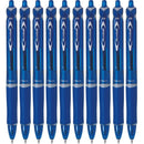 Pilot Acroball Retractable Ballpoint Pen 1.0mm Medium Blue Box 10 660222 (Box 10) - SuperOffice