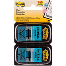 Post-It 680-Ih2 Message Flags Initial Here Blue Twin Pack 100 70071358546 - SuperOffice