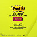 Post-It Bn11G Super Sticky Big Notes 279 X 279Mm Green 30 Sheets 70007019006 - SuperOffice