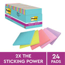 Post-It Supernova Neon Super Sticky Notes 654-24SSMIA 76x76mm Pack 24 Pads Cabinet 7100281212 - SuperOffice