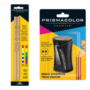 Prismacolor Premier Blender Colourless Clear Pencils Blending Duo Sharpener Canister Bundle 1786520 + PC962 - SuperOffice