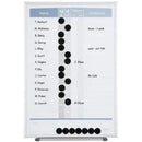 Quartet Staff In/Out Whiteboard 410 X 280Mm QT33703 - SuperOffice