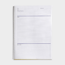 Spirax P703 Meeting Book Spiral Bound 140 Page A4 Black 5 Pack 565703 (5 Pack) - SuperOffice