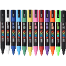 Uni PC-5M Posca Marker Medium Bullet Tip 2.5mm Assorted Box 12 PC5M12A - SuperOffice