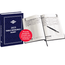 Zions 2023 Table Booking Diary 2-Page Per Day A4 Restaurant Cafe Book TBD23 - SuperOffice